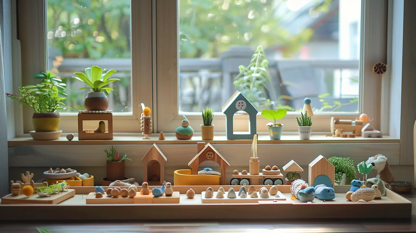 Encouraging Independent Play with Little Set-up
