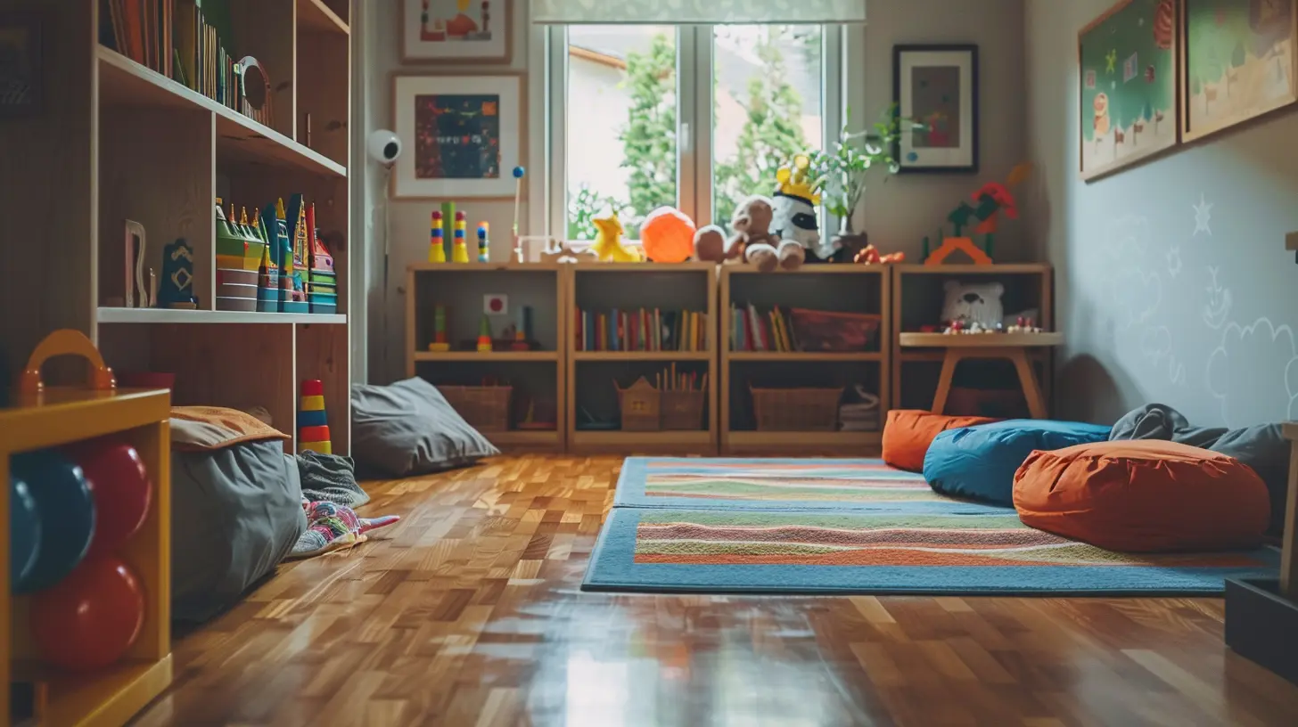 Encouraging Independent Play with Little Set-up