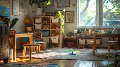 Encouraging Independent Play with Little Set-up