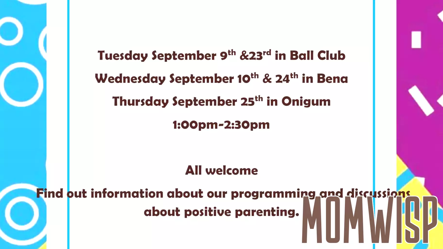 Engaging Community Outreach and Parenting Circle Event