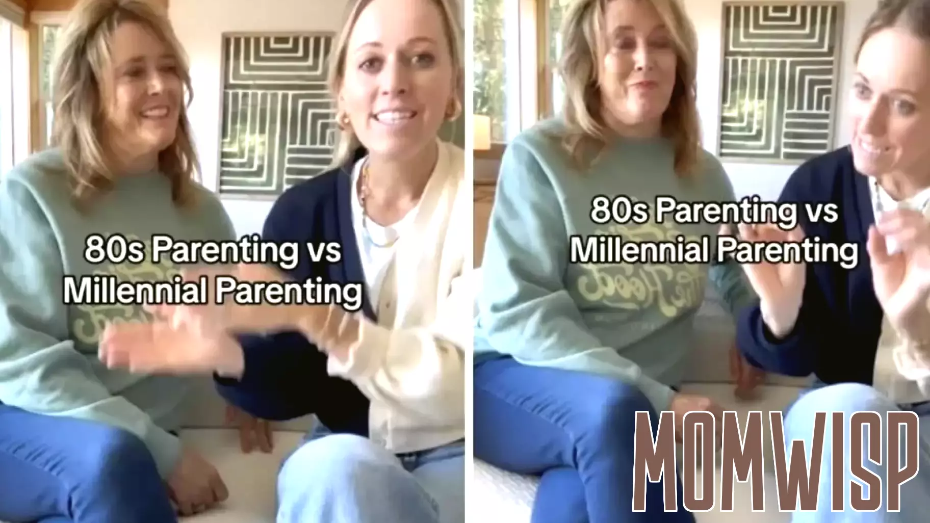 Millennial mom is stunned when grandma compares parenting in the 80s to now