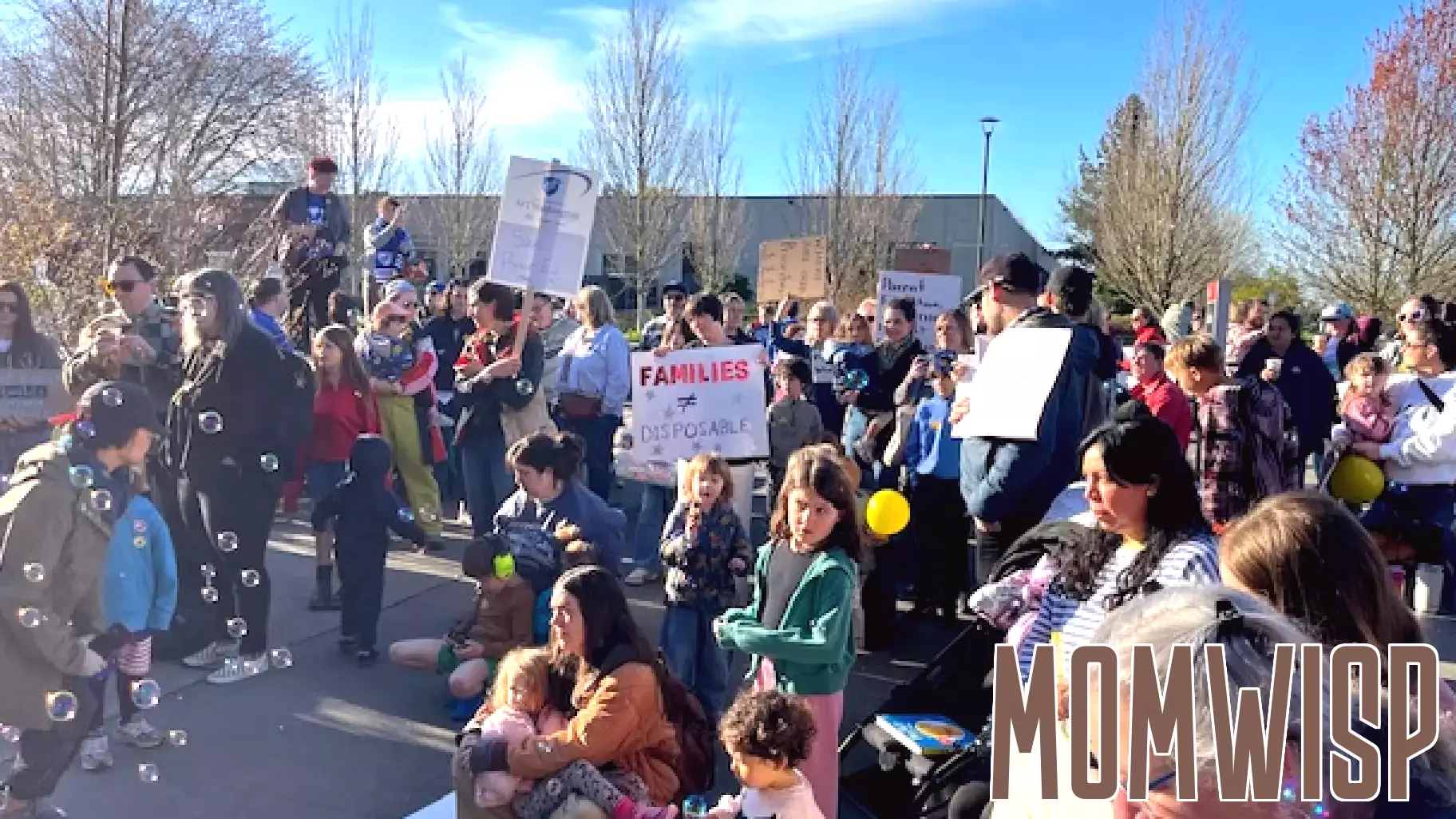 VIDEO: 'Parenting is real work,' declare protesters trying to save co-op preschool program
