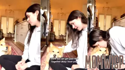 Adorable Video Captures Owner's Gentle Parenting Lesson with Dog