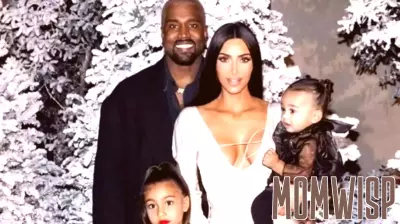 Kim Kardashian and Kanye West Celebrate Christmas Together with Their Children