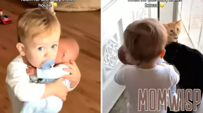 Toddler's Adorable Moment Takes Unexpected Turn